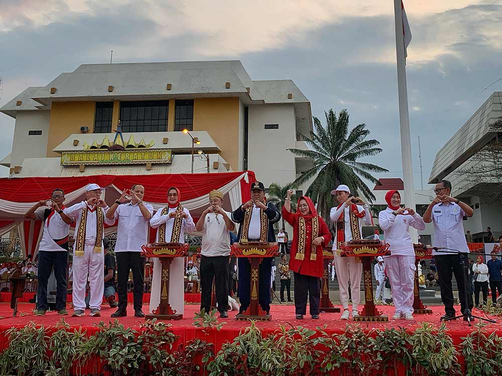Gubernur Arinal Dukung Penyelenggaraan Jambore Nasional Jamnas yayasan jantung indonesia yji di Lampung - Yopie Pangkey
