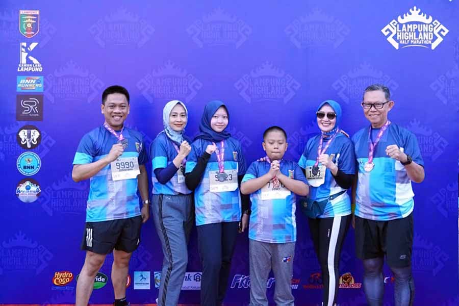 Lampung Highland Half Marathon 2023 Sukses Sekdaprov Ajak Masyarakat Aktif Olahraga