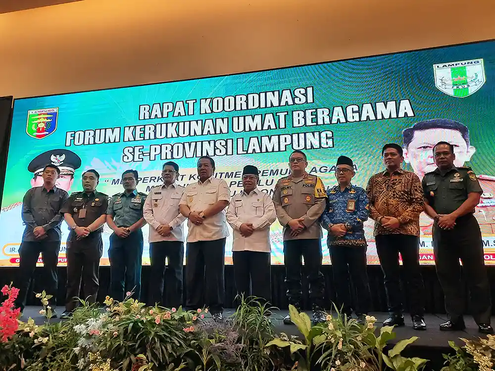 Gubernur Lampung Arinal Djunaidi Apresiasi Rapat KoordinasiForum Kerukunan Umat Beragama FKUB se-Provinsi Lampung - Yopie Pangkey.webp