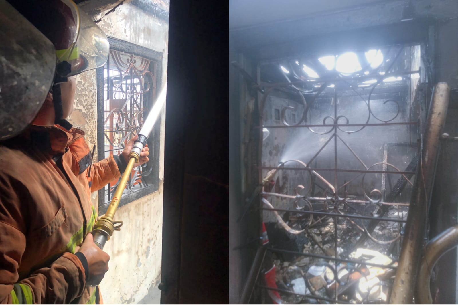 Ruko Onderdil Kebakaran, Warga Pasar Tengah Dengar Ledakan