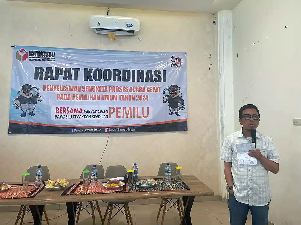 Bawaslu Lampung Tengah Gelar Rakor Penyelesaian Sengketa Proses Acara Cepat.webp