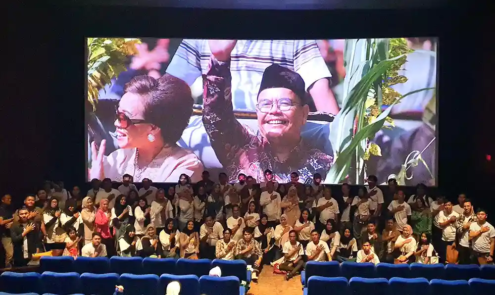 KPU Lampung Nobar Film Kejarlah Janj.webp