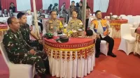 Kapolda lampung malam tahun baru 2024 hujan