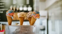 Foto Kedai es krim ice cream di bandar lampung - annie spratt - unsplash
