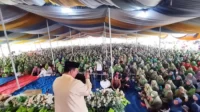Gubernur Arinal Djunaidi Riana Sari Hadiri Pengajian Akbar di Kotabumi Lampung Utara - yopie pangkey 1