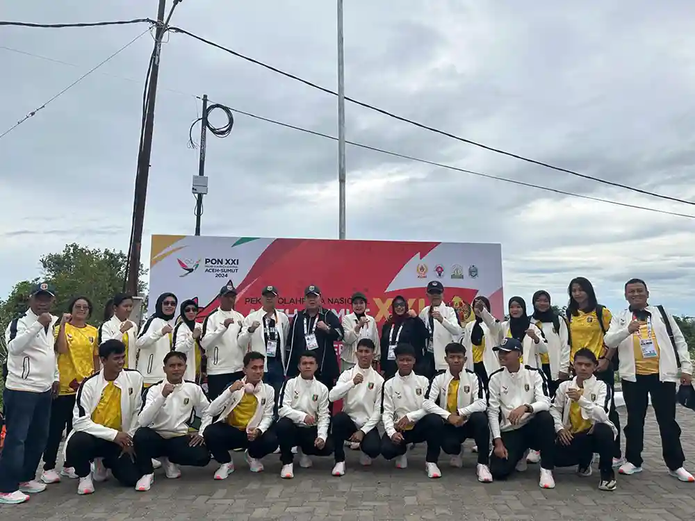 Ketua KONI Lampung Arinal Djunaidi Beri Semangat Atlet Korfball Jelang Pertandingan di PON XXI 2024 Aceh.webp