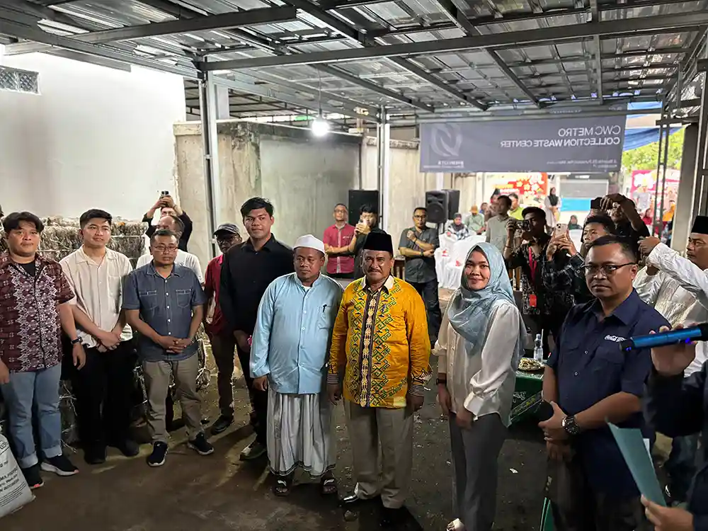 Boemikita Resmikan Collection Waste Center di Kota Metro Lampung
