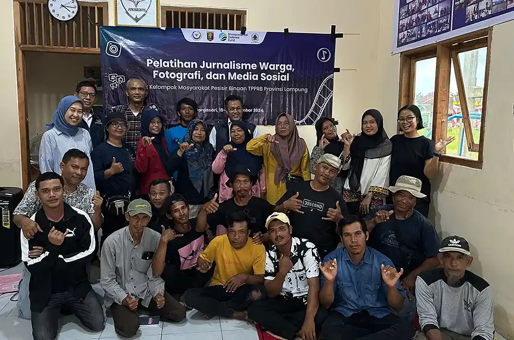 Pokmaswas Komunitas Nelayan Warga Margasari Labuhan Maringgai Belajar Jurnalisme Warga Fotografi Media Sosial Angkat Potensi Lokal - EDF.webp