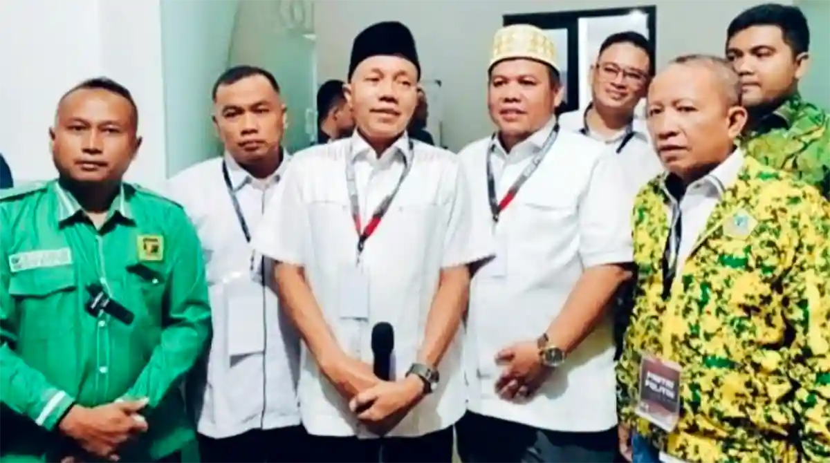 Supriyanto-Suriansyah Resmi Daftar PSU Pesawaran Tampil Kompak dengan Dukungan Golkar dan PPP