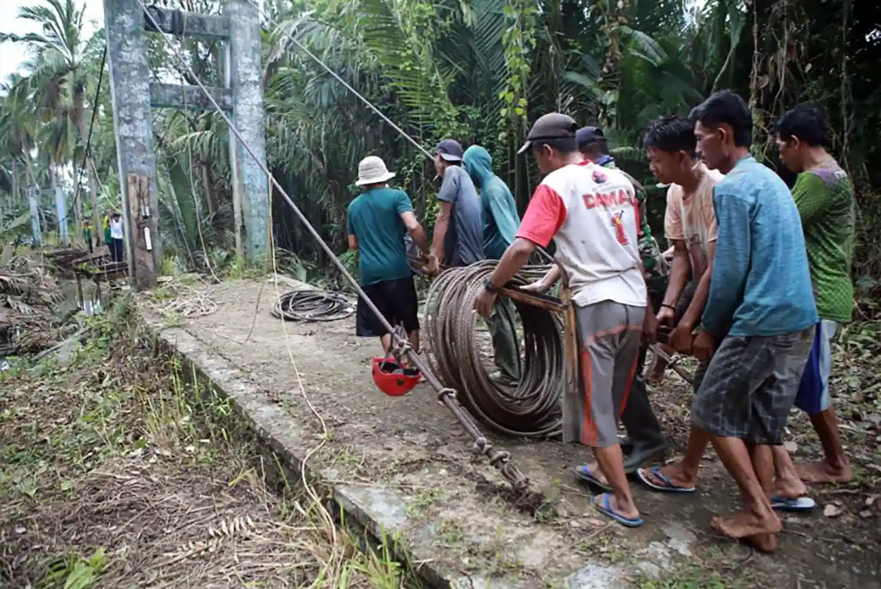Dari Viral ke Aksi Nyata Perbaikan Jembatan Gantung Tampang Muda Dimulai - Vertical Rescue Indonesia VRI Lampung - 2