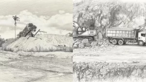 Pasir dan Batu Modal Lampung Bangun Infrastruktur - Mahendra Utama