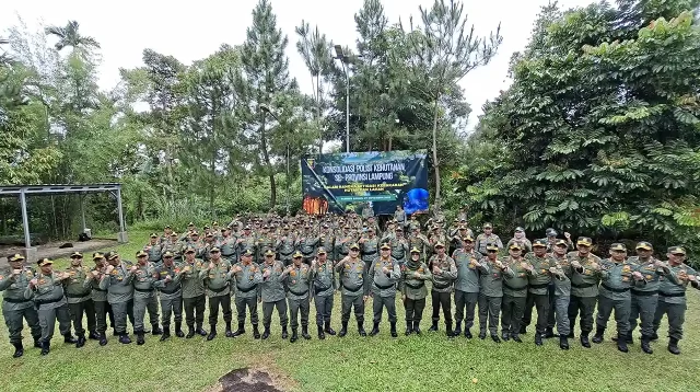 Apel Siaga Karhutla Dishut Lampung Perkuat Polhut dengan Pemberdayaan Masyarakat dan Smart Patrol - Yopie Pangkey