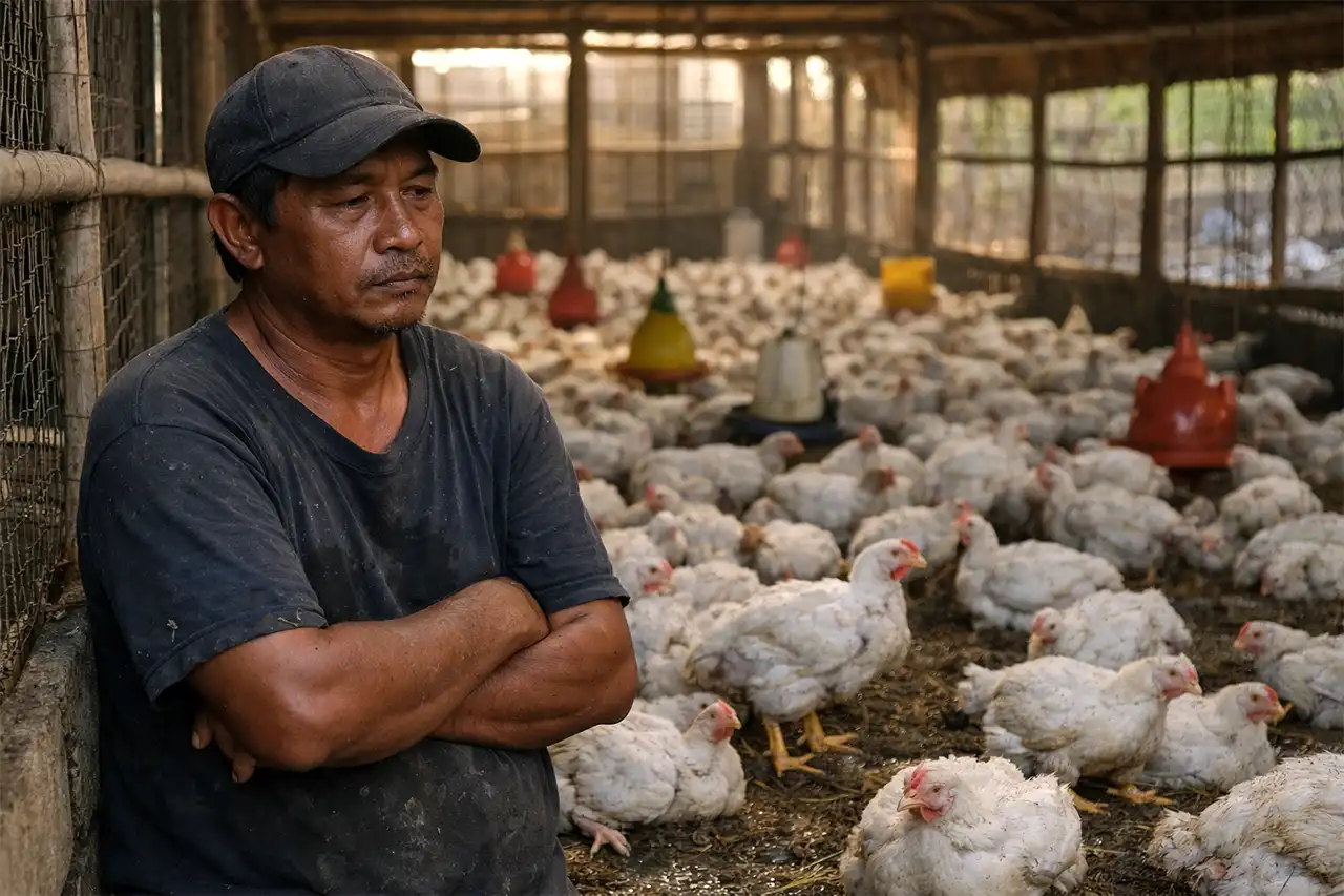 Lampung Kebanjiran Ayam Tapi Peternak Malah Gigit Jari Ada Apa - Opini Mahendra Utama