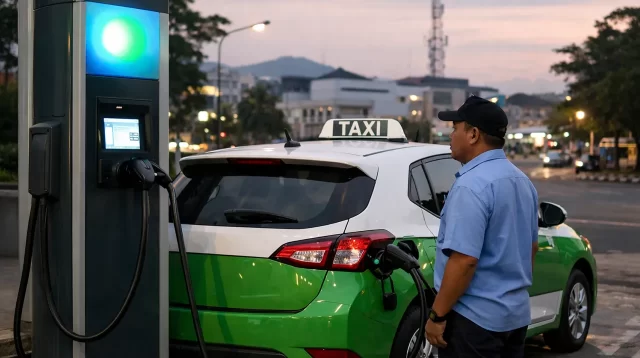 Menguji Ambisi Taksi Hijau di Lampung Antara Gengsi Ekologis dan Realitas Aspal - opini mahendra utama