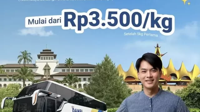 DAMRI Logistik Permudah Pengiriman Barang Jabar–Lampung Paket Ditargetkan Tiba Keesokan Hari