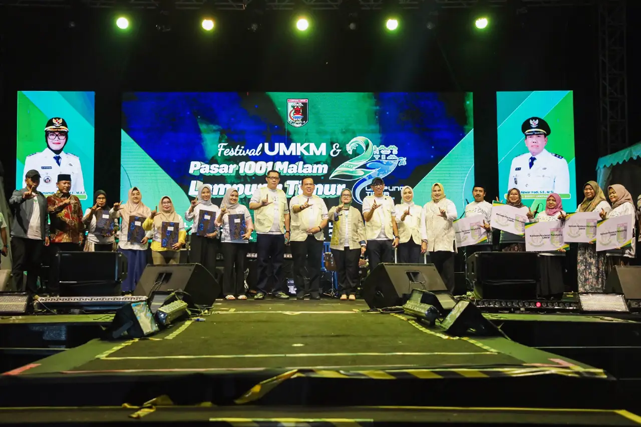 Festival UMKM dan Pasar 1001 Malam Dari Desa 51 Ribu UMKM Gerakkan Ekonomi Lampung Timur