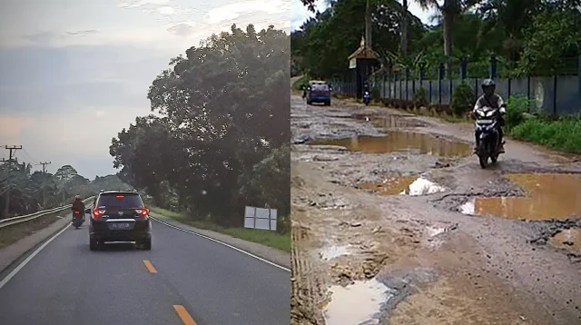 Jalan Nasional Mulus Jalan Kabupaten Rusak Membaca Jurang Infrastruktur di Lampung