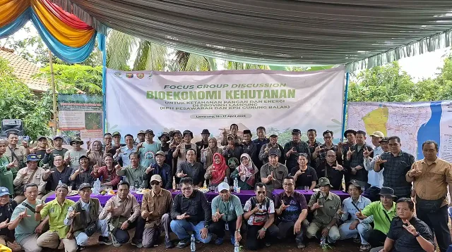 Perkuat KPH di Lampung BPHL Wilayah VI dan Direktorat BRPH Kemenhut Dorong Model Bioekonomi Kehutanan - Yopie Pangkey