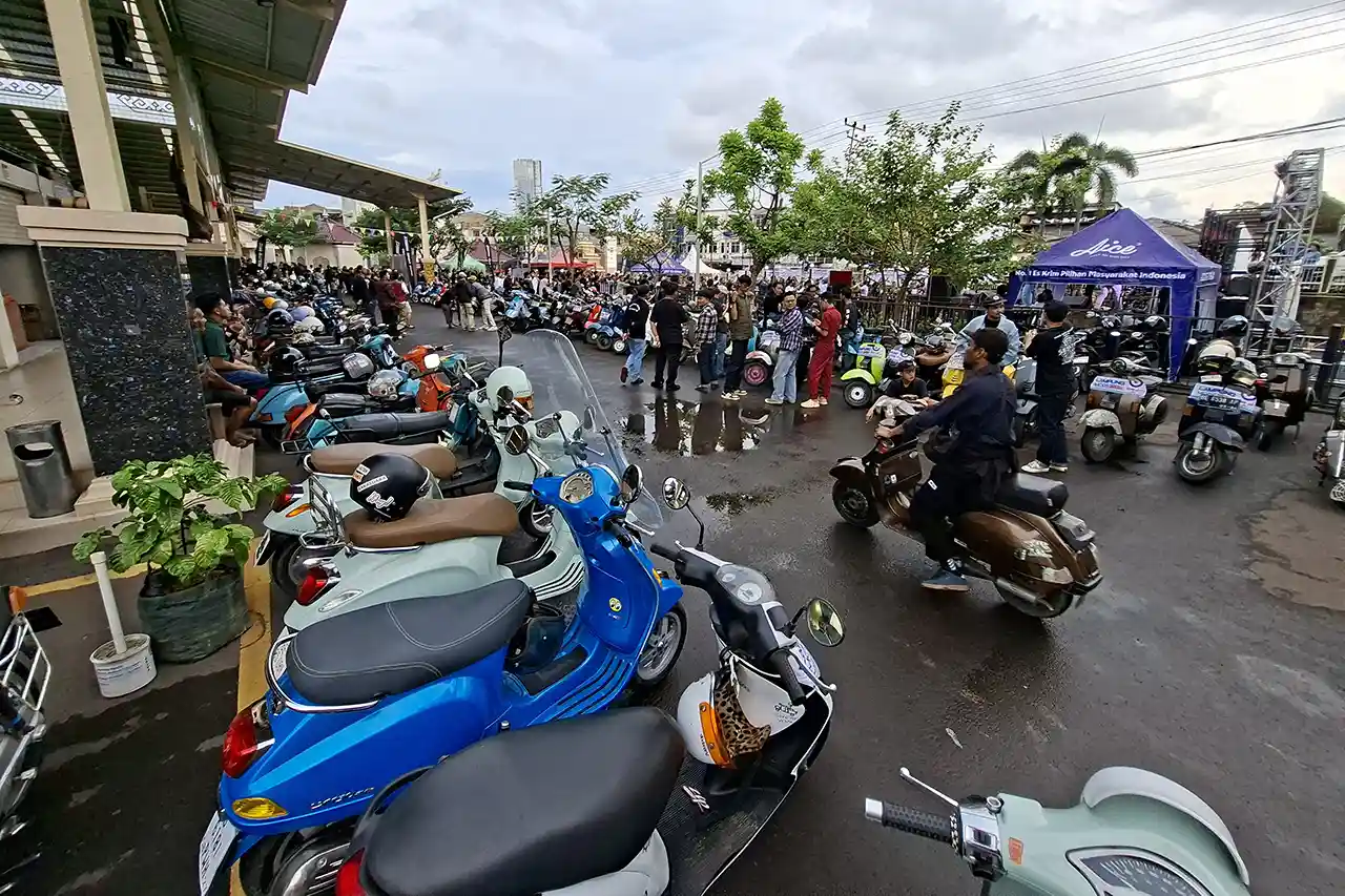 Back to the Roots Lampung Mods Mayday 2026 Satukan Scooterist di Pasar Raya Lebak Budi - Yopie Pangkey