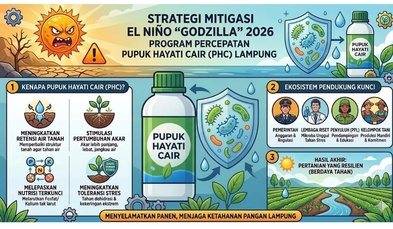 Pemprov Lampung Perkuat Mitigasi dan Antisipasi Dampak El Nino terhadap Sektor Pertanian