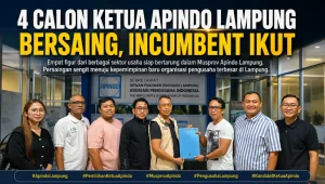 4 Calon Ketua Apindo Lampung Bersaing Incumbent Ikut