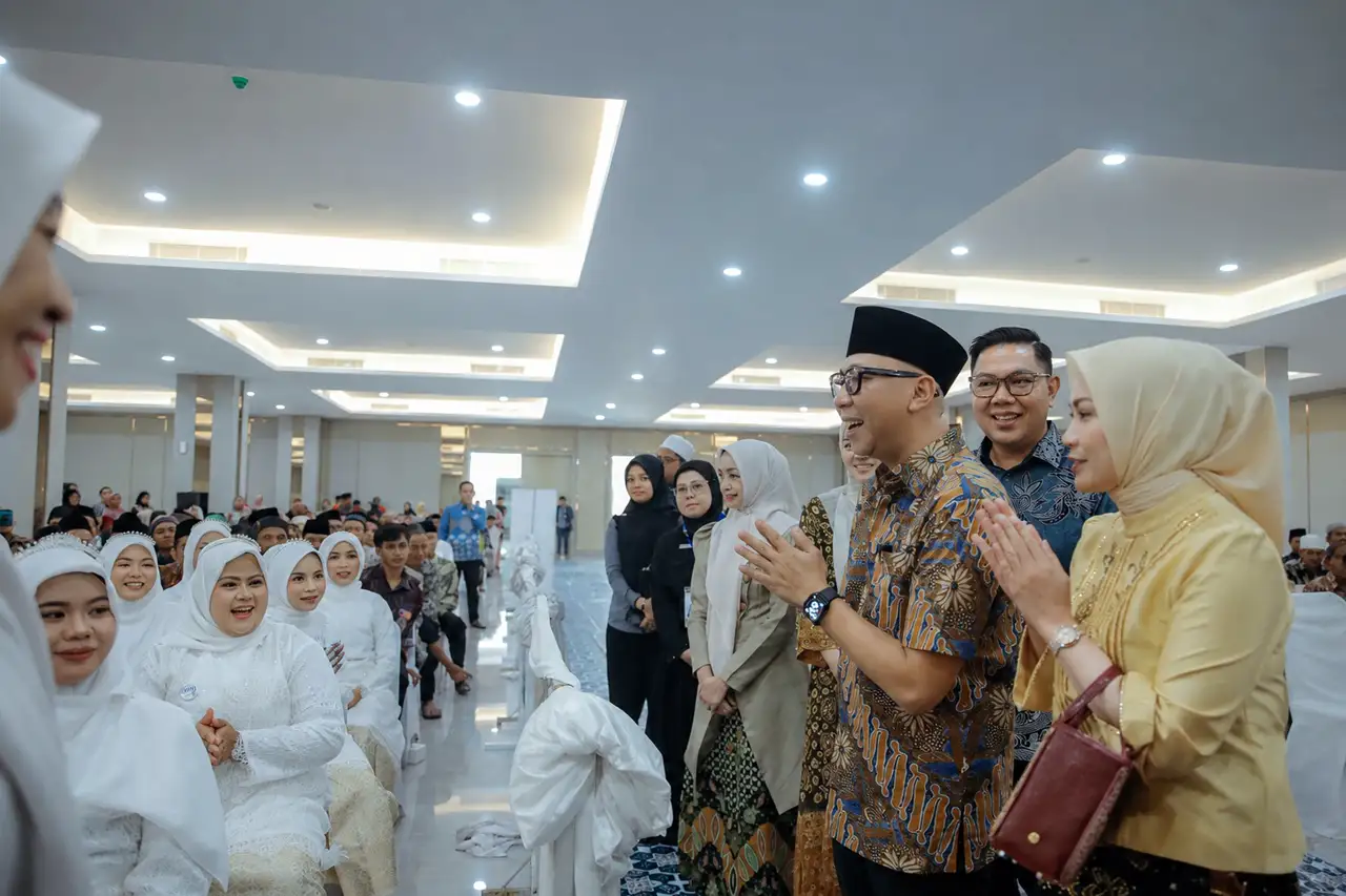 Nikah Massal Begawi Cinta Lampung 31 Pasangan Sah Menikah Gratis - Pemprov Lampung