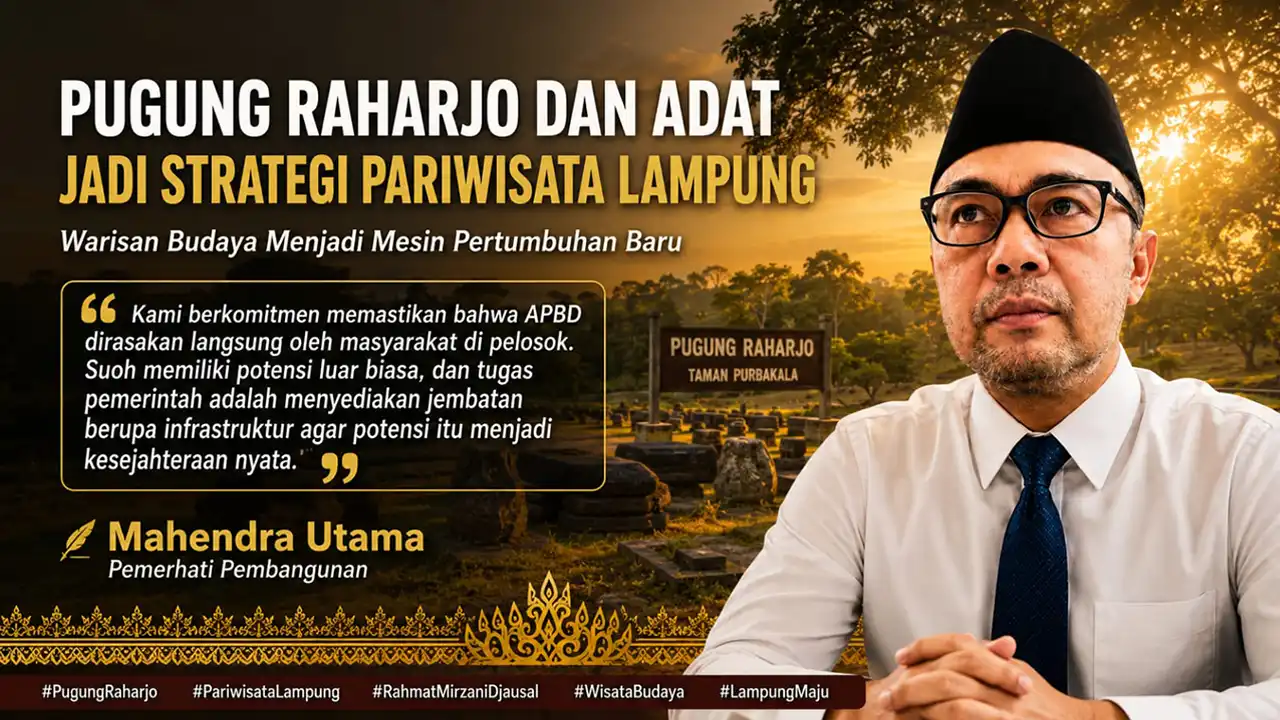 Pugung Raharjo dan Adat Jadi Strategi Pariwisata Lampung - Mahendra Utama