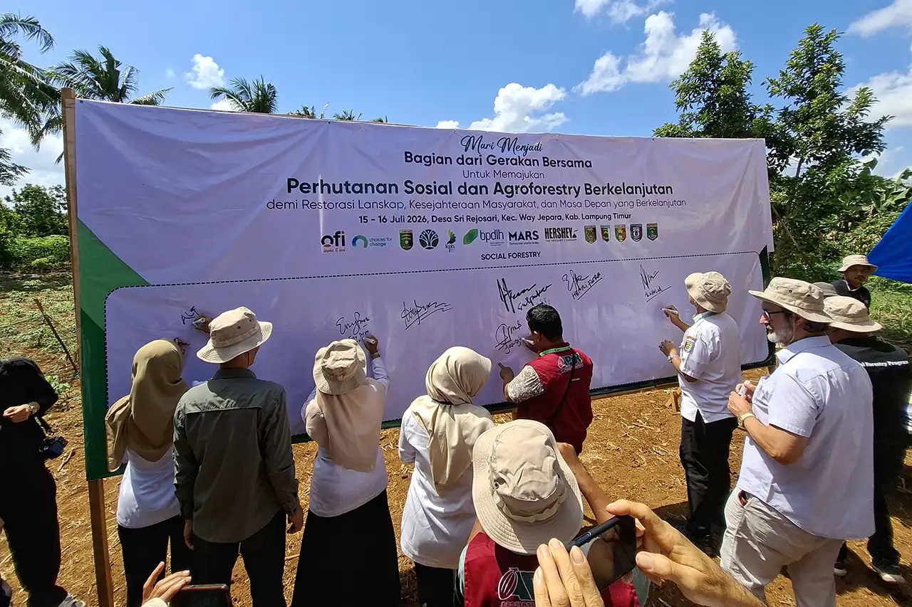ofi Indonesia Bidik 18.000 Petani Hutan Lampung lewat Program Multiusaha Kehutanan Regeneratif - Yopie Pangkey - 2