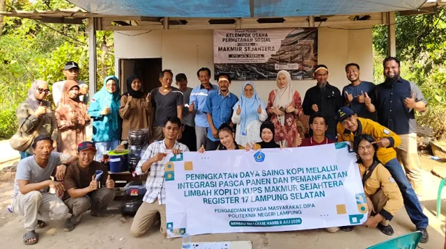 Limbah Kopi KUPS Makmur Sejahtera di Register 17 Lampung Menanti Sentuhan Inovasi - Analianasari 1