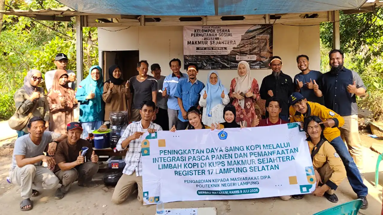 Limbah Kopi KUPS Makmur Sejahtera di Register 17 Lampung Menanti Sentuhan Inovasi - Analianasari 1