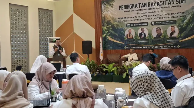 Tingkatkan Kapasitas SDM UPT Lampung Kemenhut Perkuat Pembangunan Zona Integritas - Yopie Pangkey