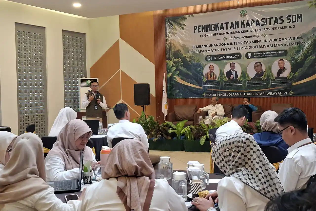 Tingkatkan Kapasitas SDM UPT Lampung Kemenhut Perkuat Pembangunan Zona Integritas - Yopie Pangkey