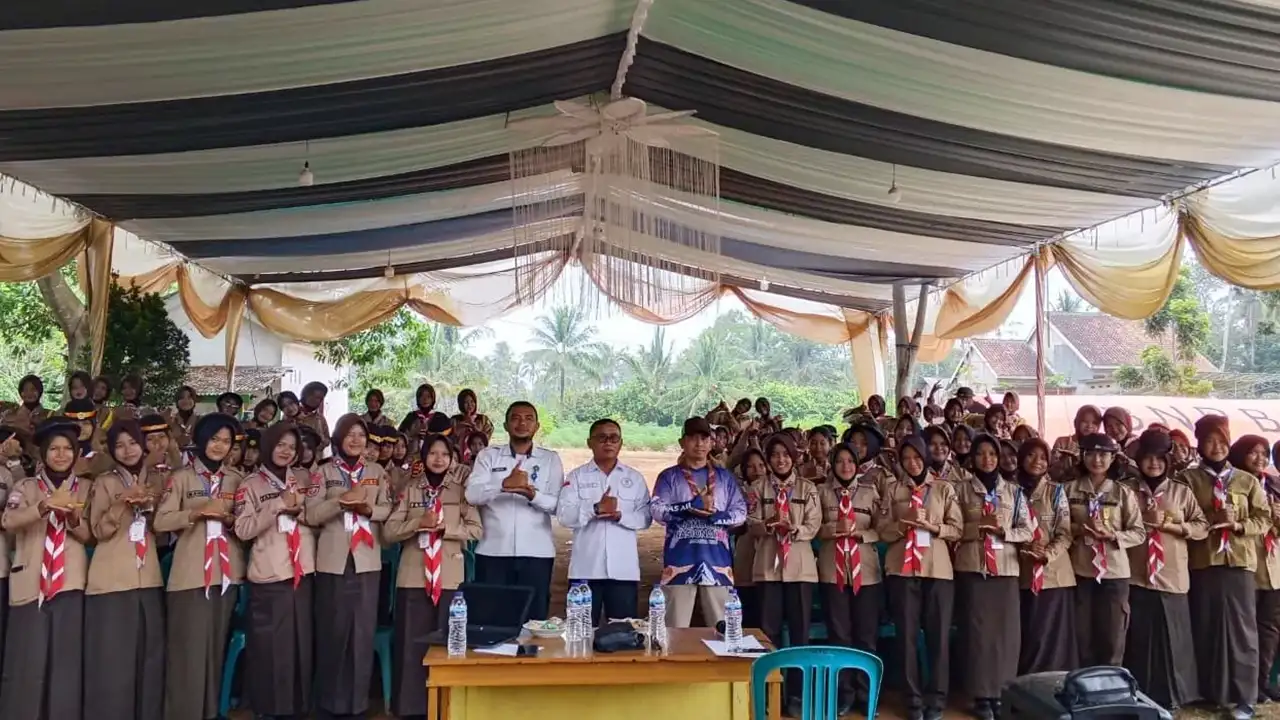 BNNK Lampung Timur Beri Penyuluhan Narkoba ke 300 Anggota Pramuka